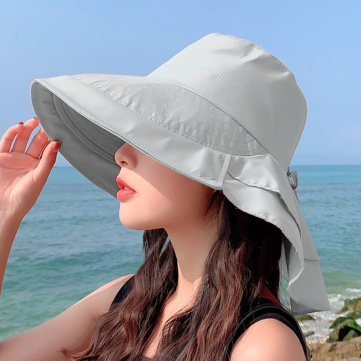 Damen-Sonnerschirm mit breitem Rand und UV-Schutz – Celeste