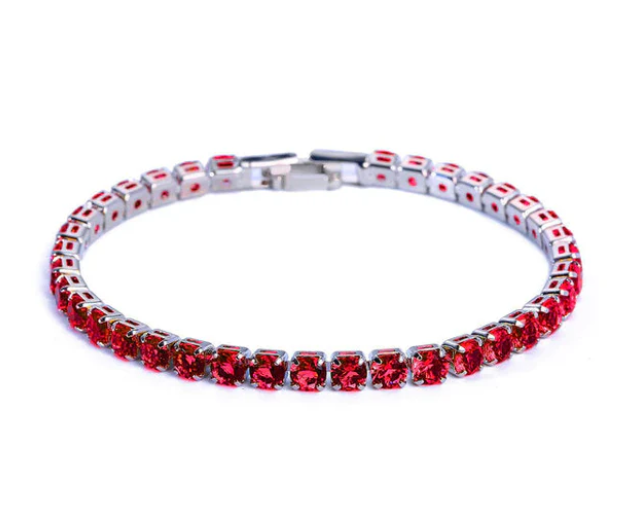 Tennisarmband mit Zirkonia - Aurora