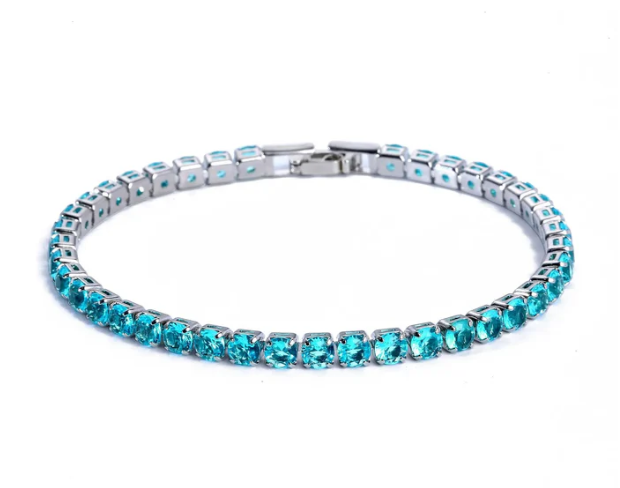 Tennisarmband mit Zirkonia - Aurora
