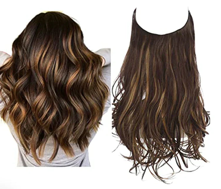 SecretHair | Premium Echthaar-Extensions | 100% REMY-Qualität | Volumen und Länge Ohne Nähte | Natürlicher Glanz | Hitzebeständig und Langlebig