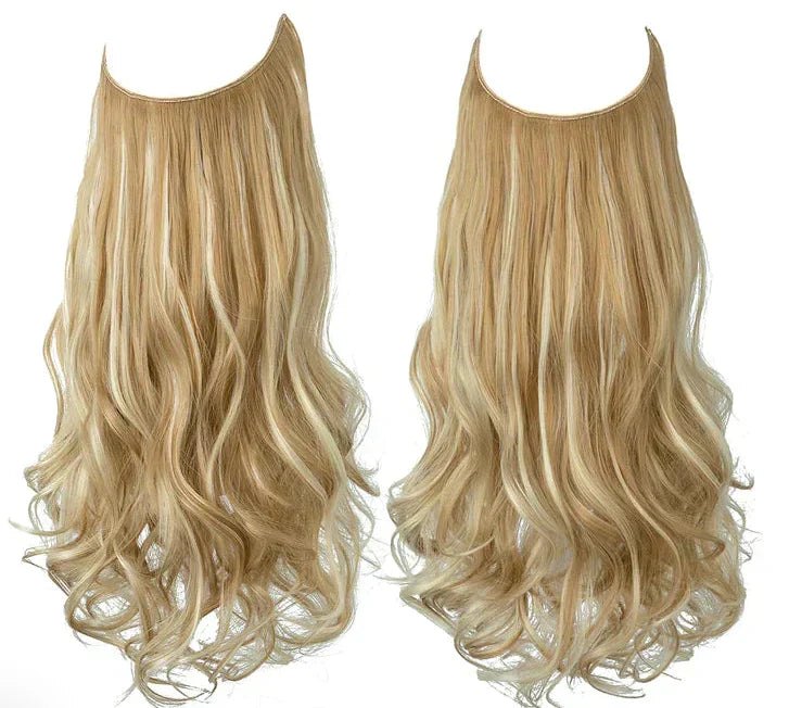 SecretHair | Premium Echthaar-Extensions | 100% REMY-Qualität | Volumen und Länge Ohne Nähte | Natürlicher Glanz | Hitzebeständig und Langlebig