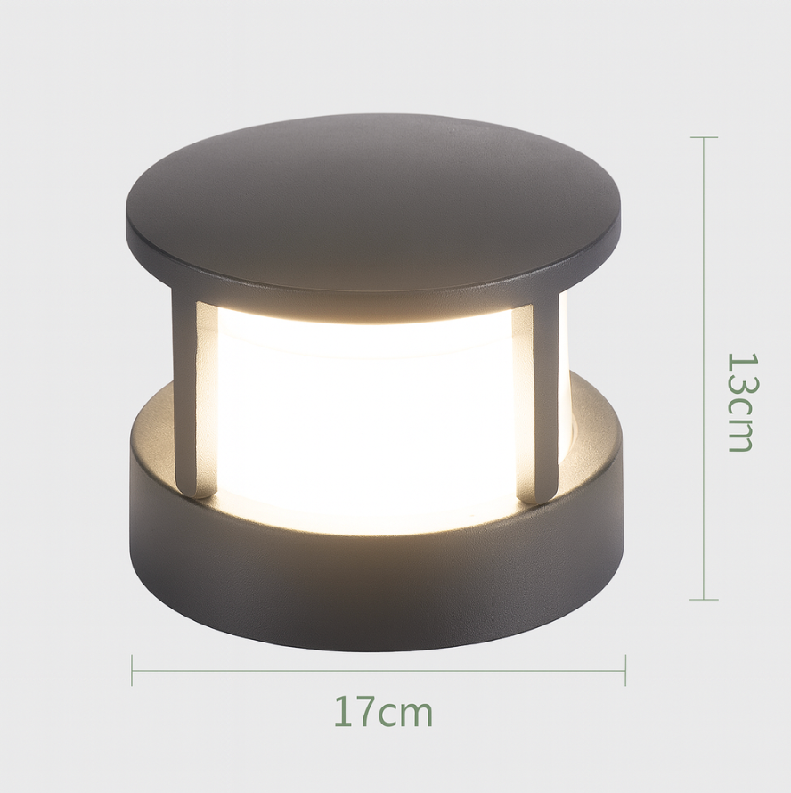 Moderne quadratische wasserdichte LED-Außenleuchte