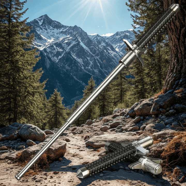 URBANGUARD PRO – Stabiler und Sicherer Verstellbarer Wanderstock