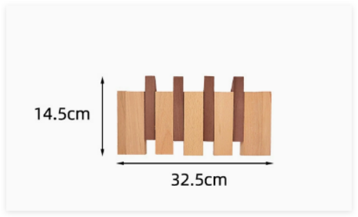 Garderobenhaken | Klavier-Design | Hochwertiges Holz