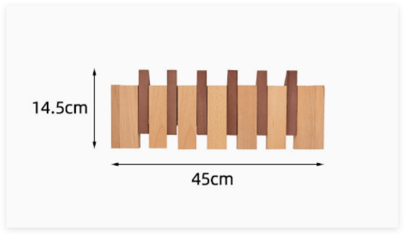 Garderobenhaken | Klavier-Design | Hochwertiges Holz