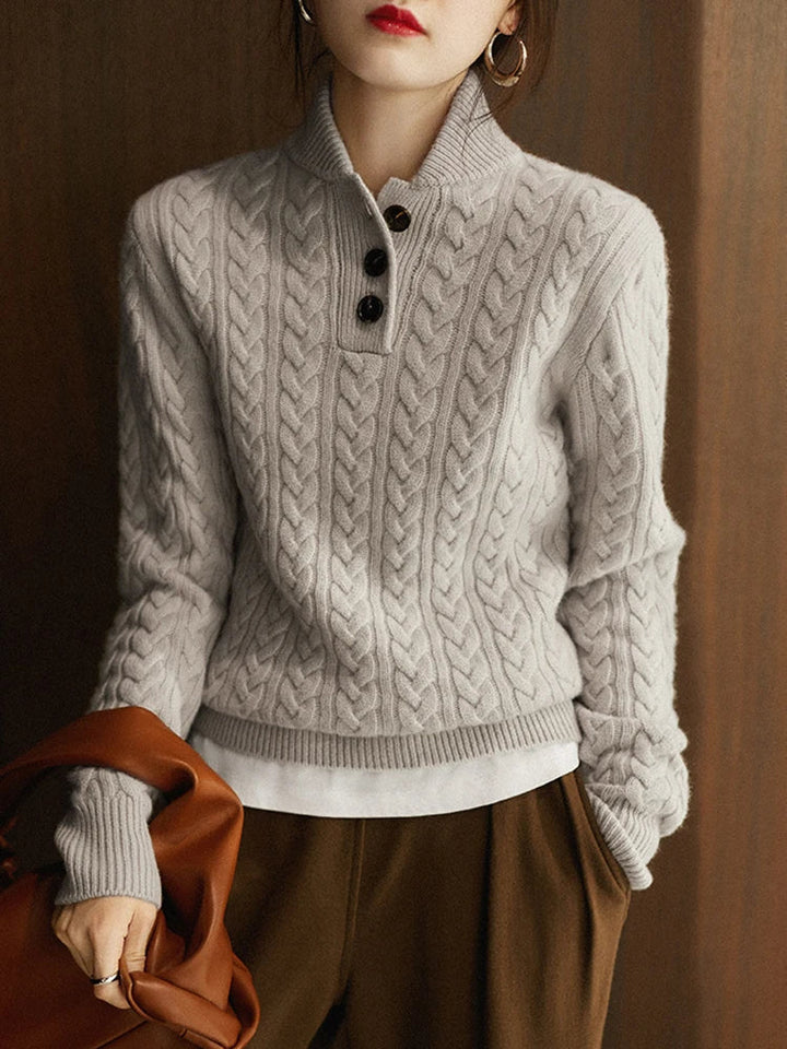 Arden Kaschmir-Cardigan mit Knöpfen