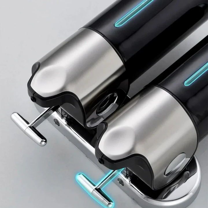 PureFlow - Wand-Seifenspender mit zwei Fächern für ein elegantes Bad