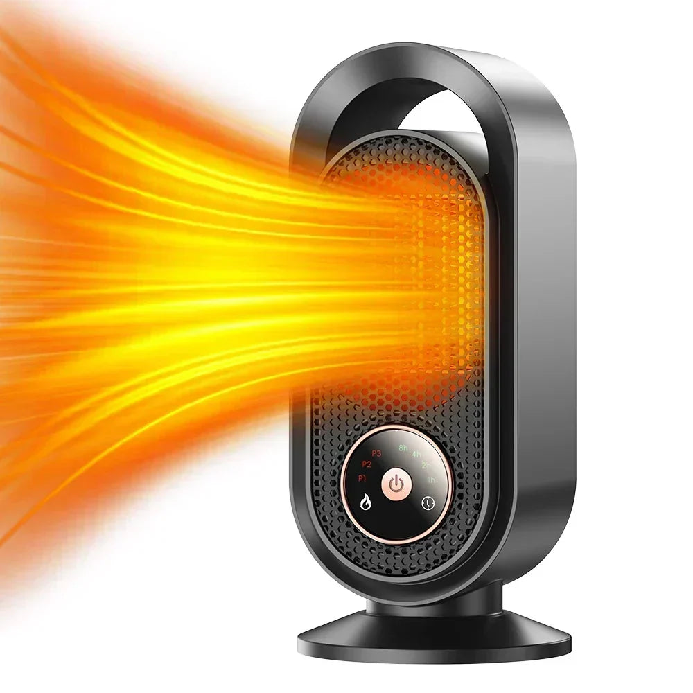 Kompakter Heizer mit warmem Luftstrom, 1000 W