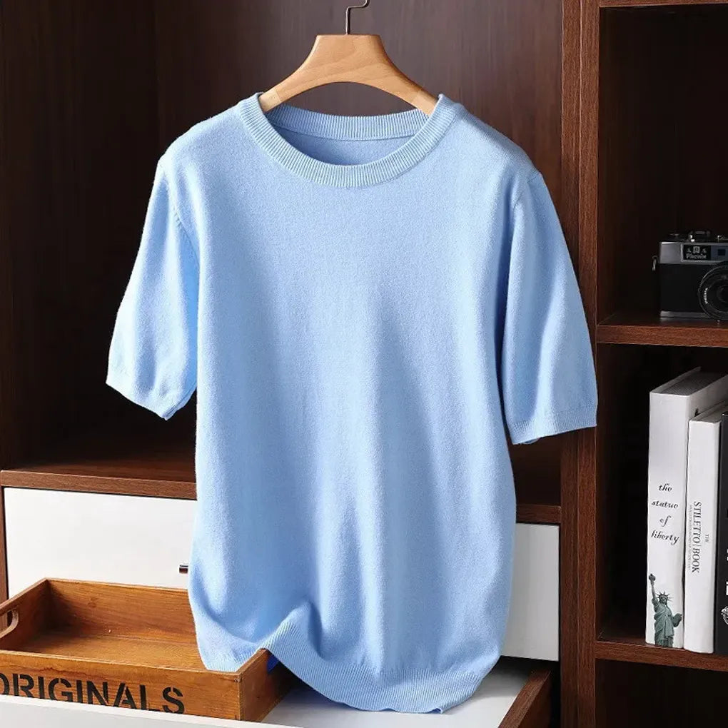 Herren-T-Shirt mit Rundhalsausschnitt
