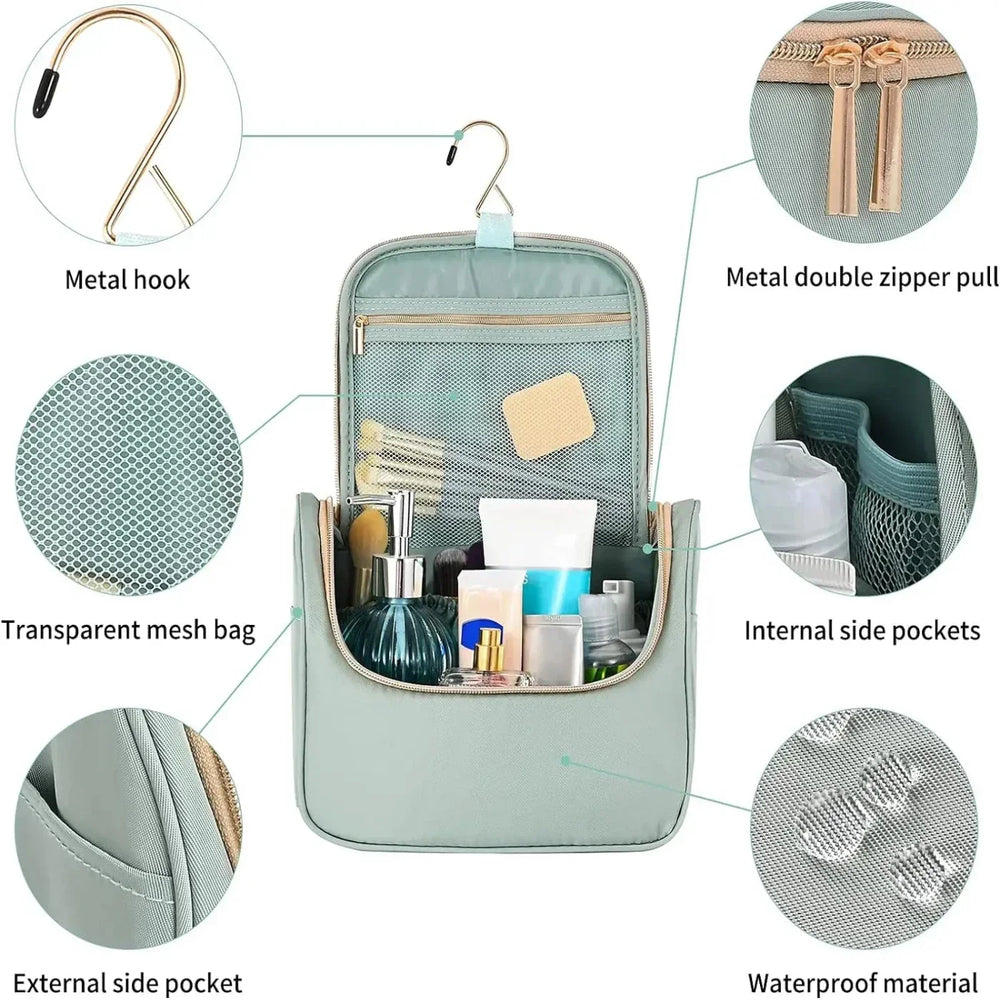 Ysabella | Geräumige und vielseitige Kosmetik-Reisetasche mit mehreren Fächern