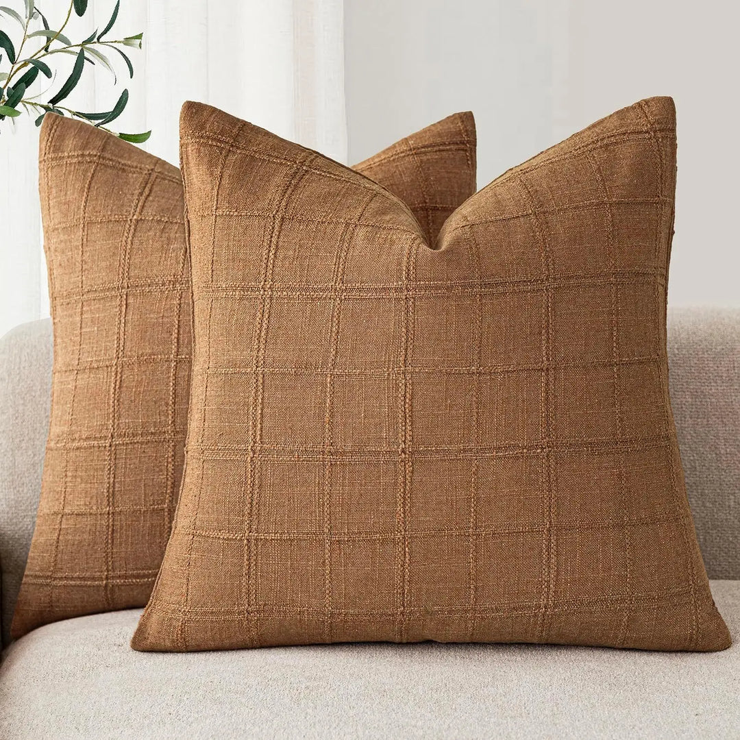 Chenara - Boho-Kissenbezug aus Chenille