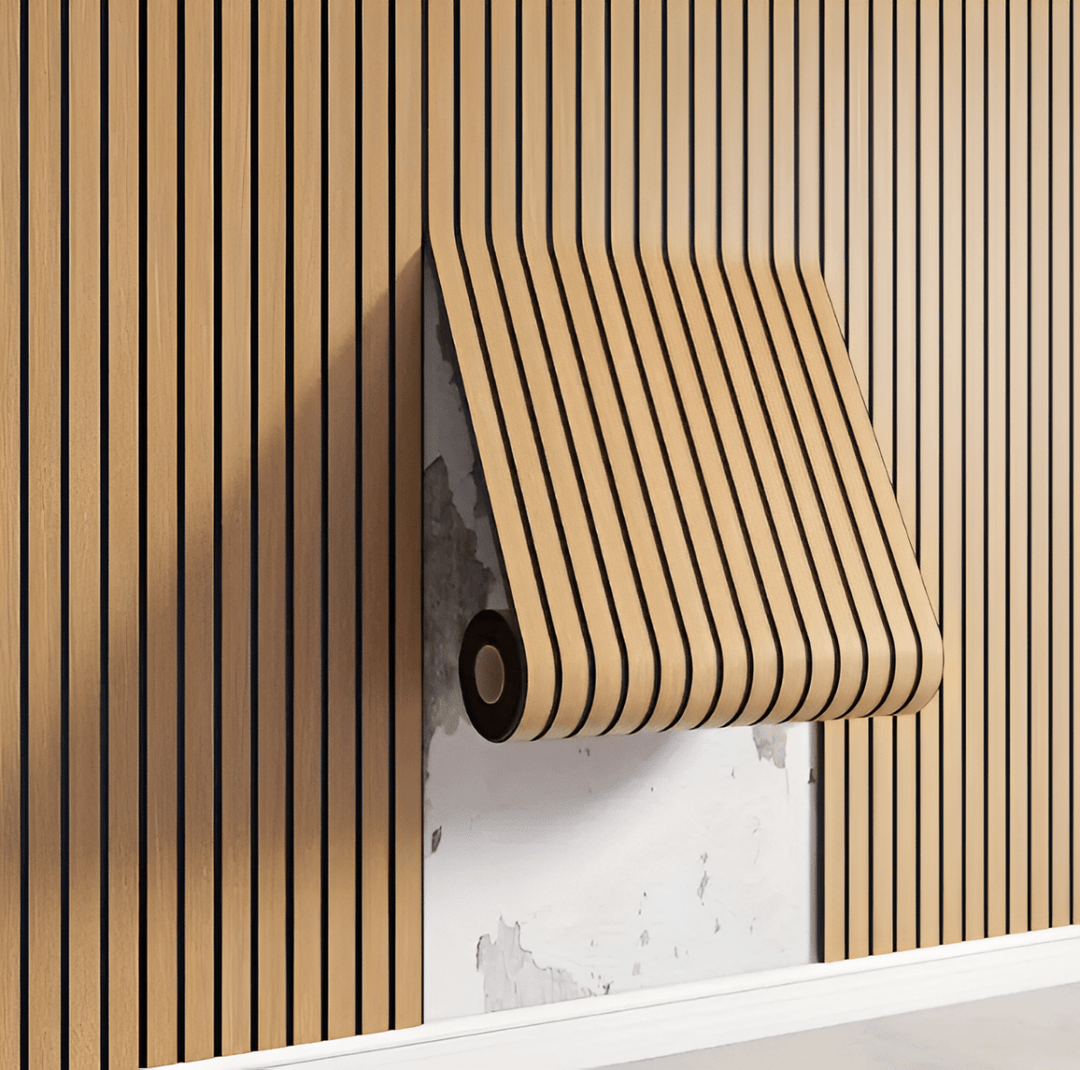 Selbstklebende Holzpaneele für stilvolle Wandgestaltung