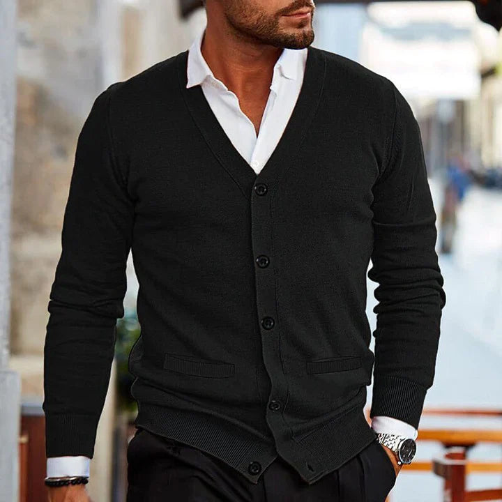 Moderner Herren Cardigan für kühle Tage