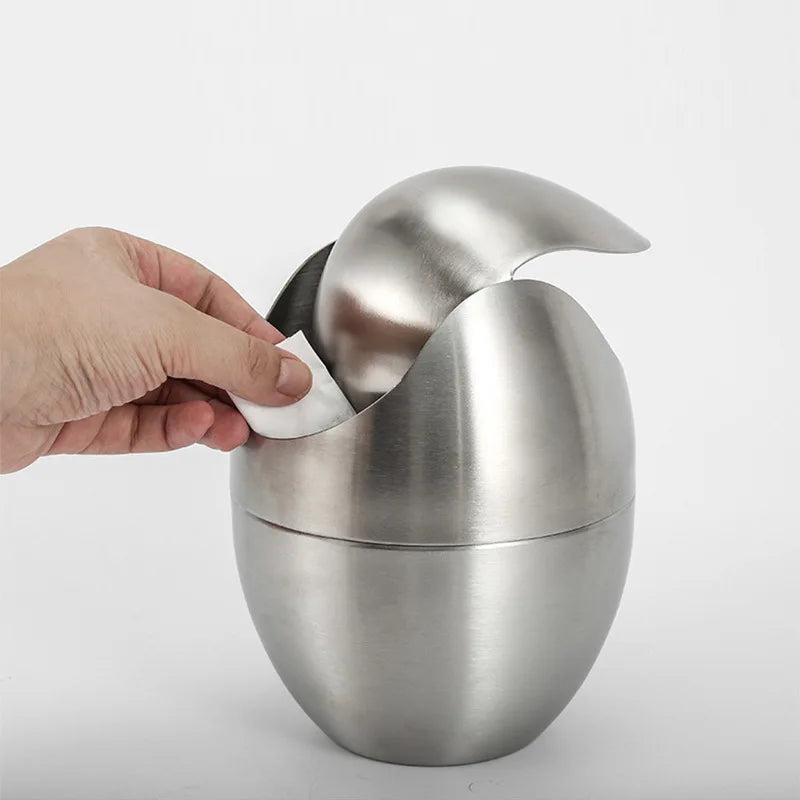 LuxBin Mini Mülleimer aus Edelstahl