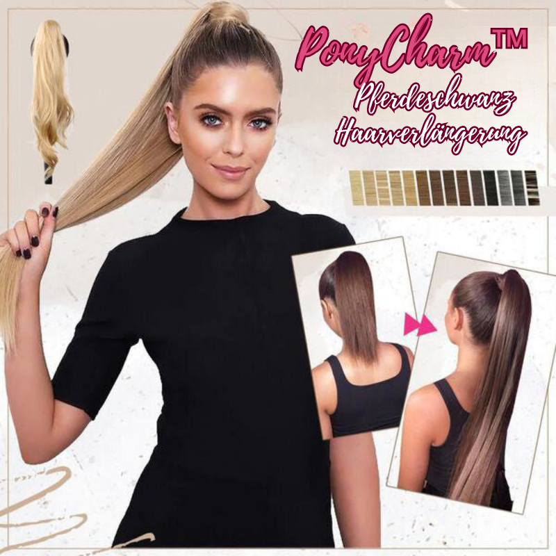 1+1 GRATIS | PonyCharm™ | Pferdeschwanz-Extensions für lange und voluminöse Haare