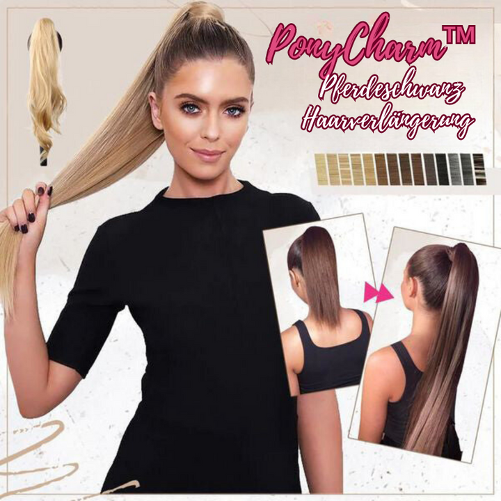 1+1 GRATIS | PonyCharm™ | Pferdeschwanz-Extensions für lange und voluminöse Haare