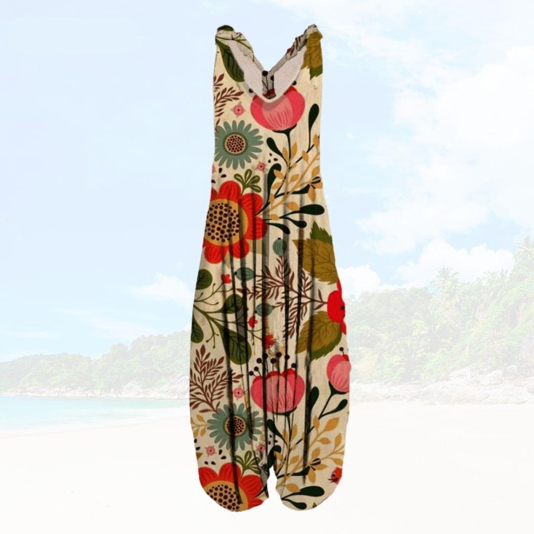 Sommer-Jumpsuit für Damen mit lockerer Passform – Elenya