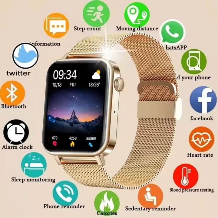 Smartwatch Mit Fitness-Tracker - StyleTrack