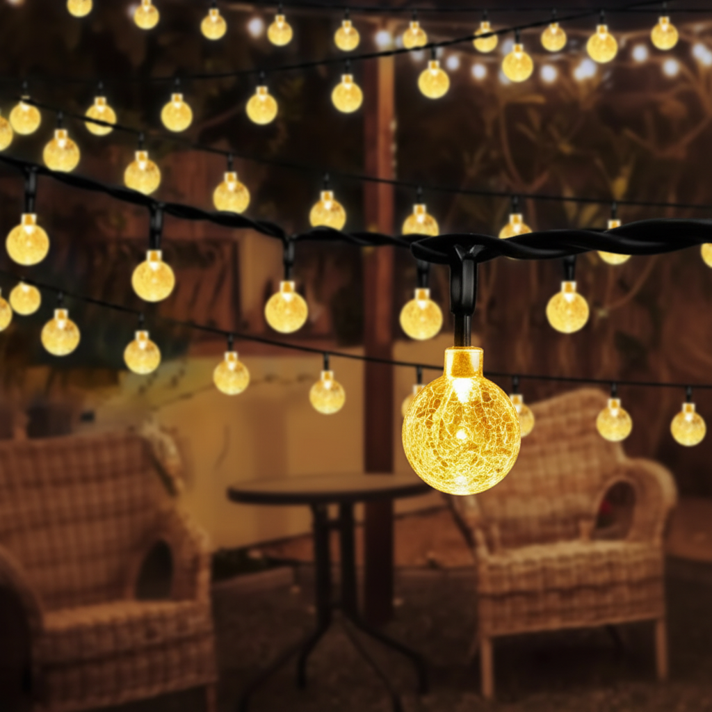 Solarbetriebene LED Lichterkette - LumenOrbs