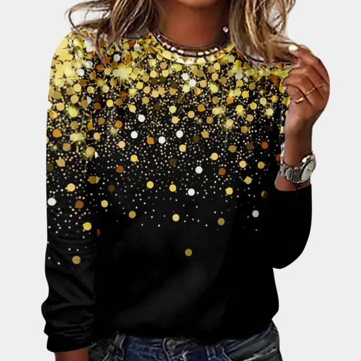 Stylischer Schneeflocken-Pullover für Damen
