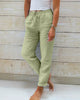 Lässige Leinenhose für Damen