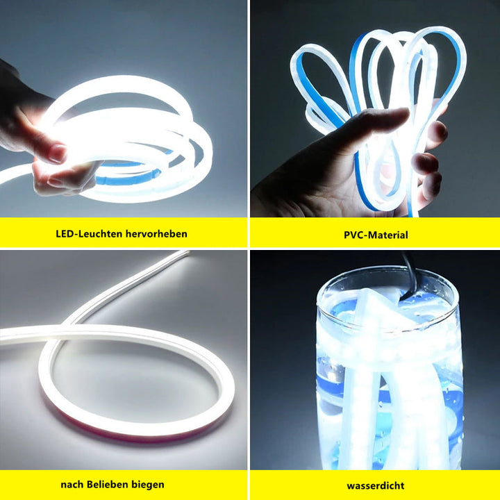 Lichtleiste | Motorhauben-Licht fürs Auto | Flexibel und Wasserdicht | GlowHood