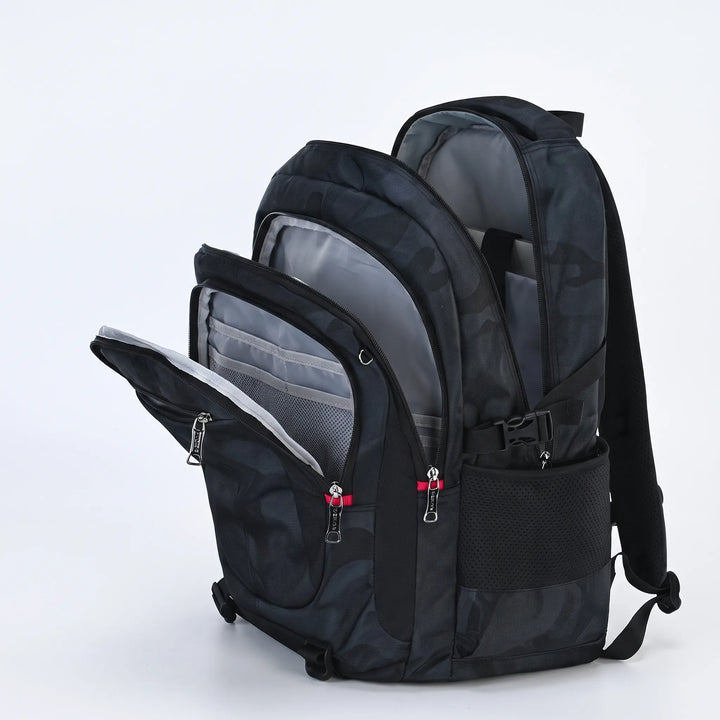 Strukturierter Schulrucksack mit mehreren Fächern - Zenthos
