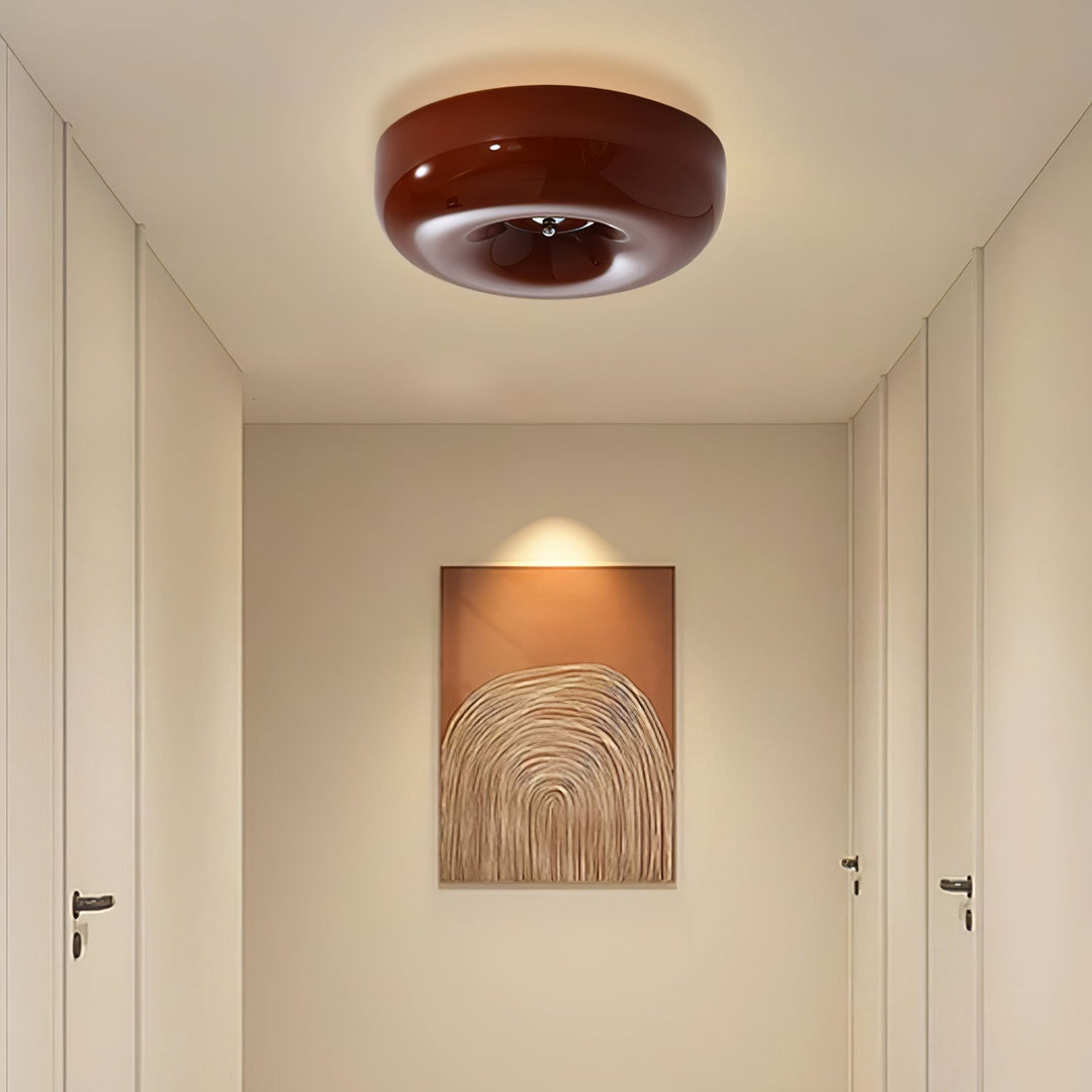 Afralia Moderne Deckenleuchte aus wirbelndem Glas