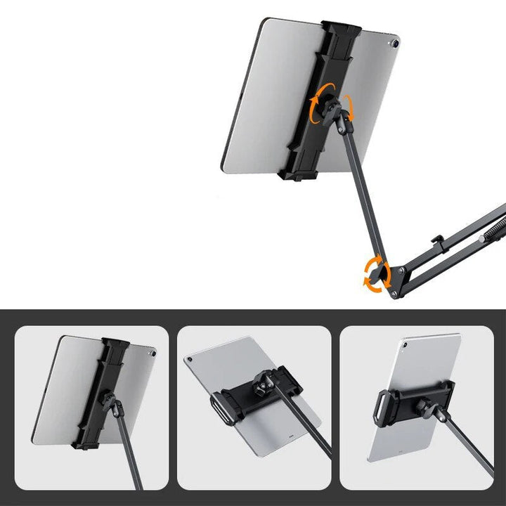 Tablet-Halterung – FlexiMount – 360°-Drehung – Verstellbarer Ständer