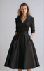 Taillierte Midi-Kleid - Emilie