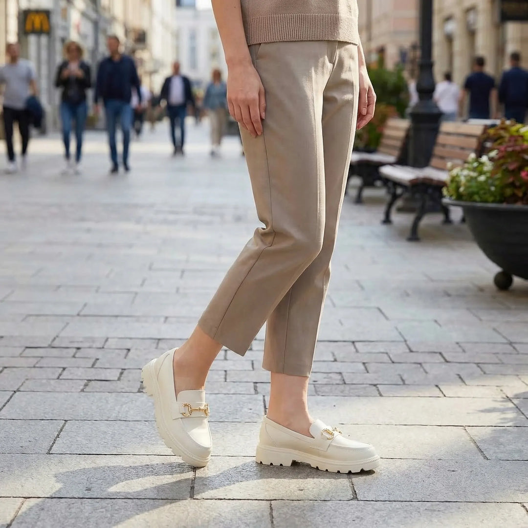 Damen Casual Loafer mit dicker Sohle – Kathleen
