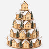 Abgestufter Dorf Adventskalender Nivosa