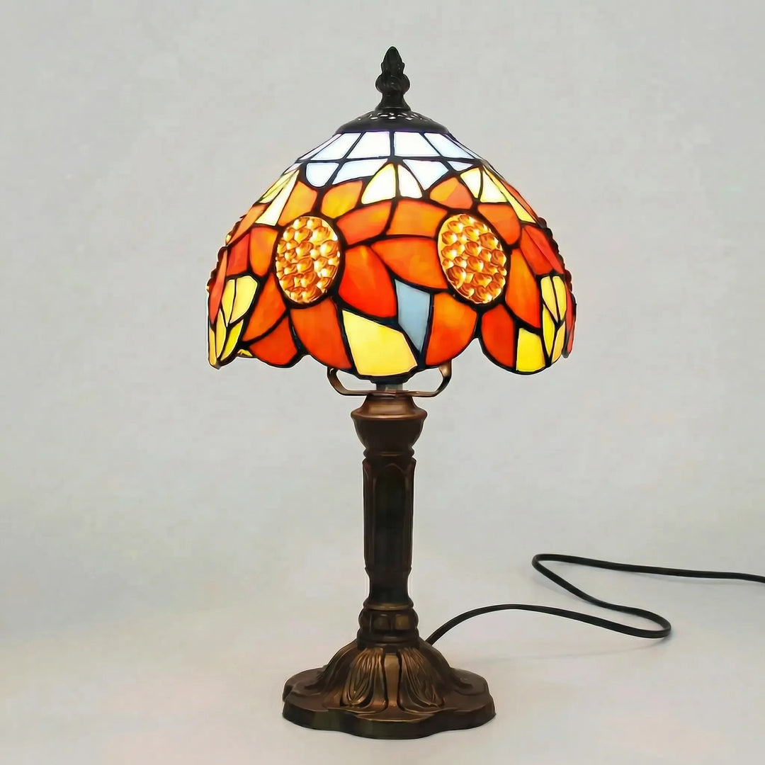 Tischlampe im Tiffany‑Stil aus Buntglas – Tifforia