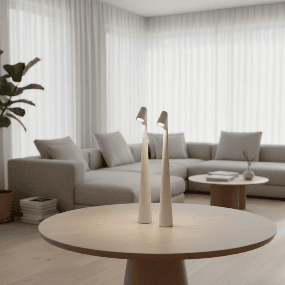 Kabellose Designer-LED-Tischlampe mit 3-stufiger Touch-Dimmung