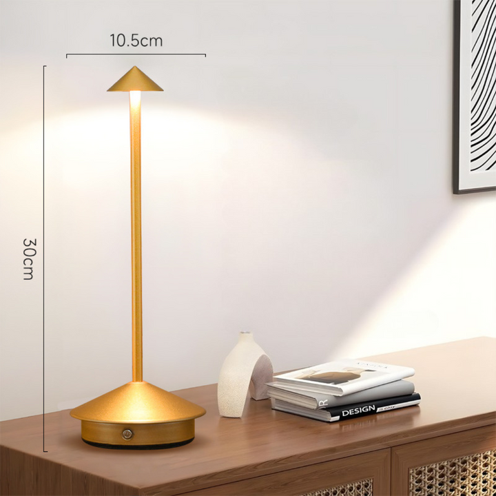 Kabellose Tischlampe mit Touch-Dimmer und USB-Ladefunktion