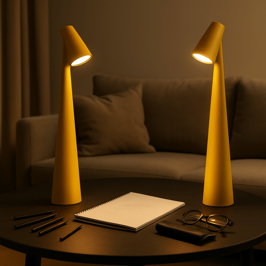 Kabellose Tischlampe | Dimmbar | Warmweiss-LED
