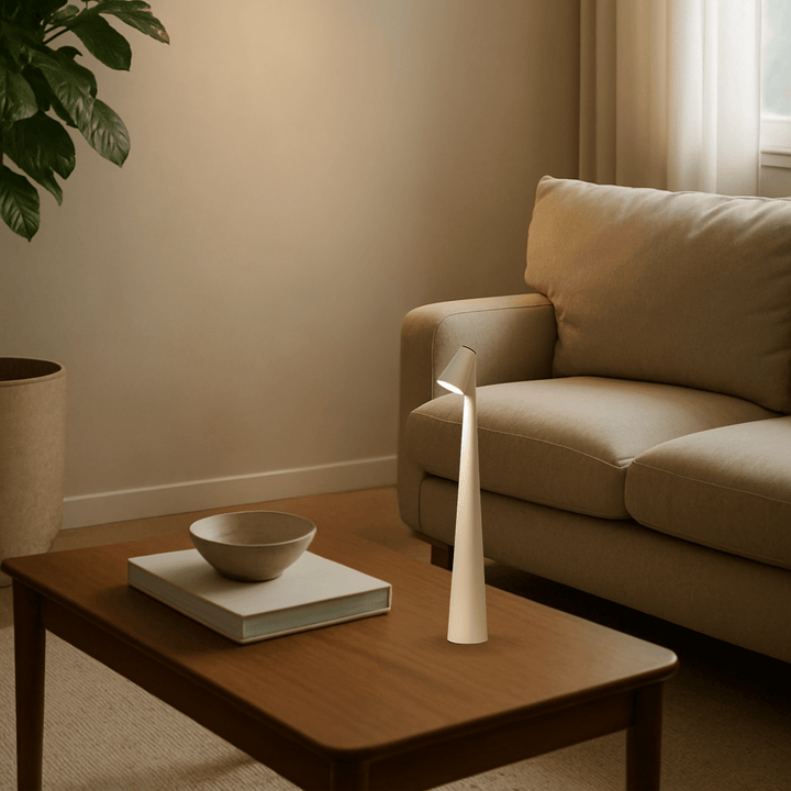 Kabellose Tischlampe | Dimmbar | Warmweiss-LED