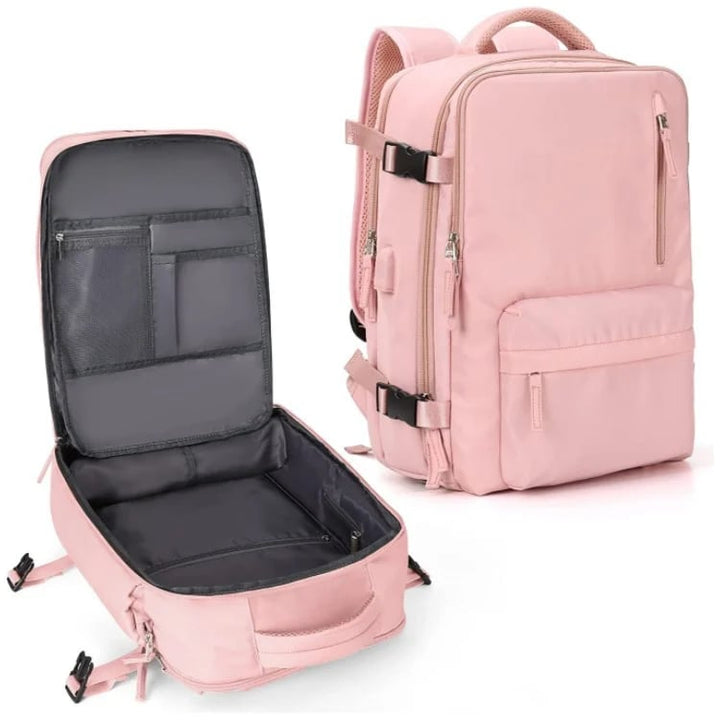 Multifunktionaler Damenrucksack 35 L mit USB-Anschluss