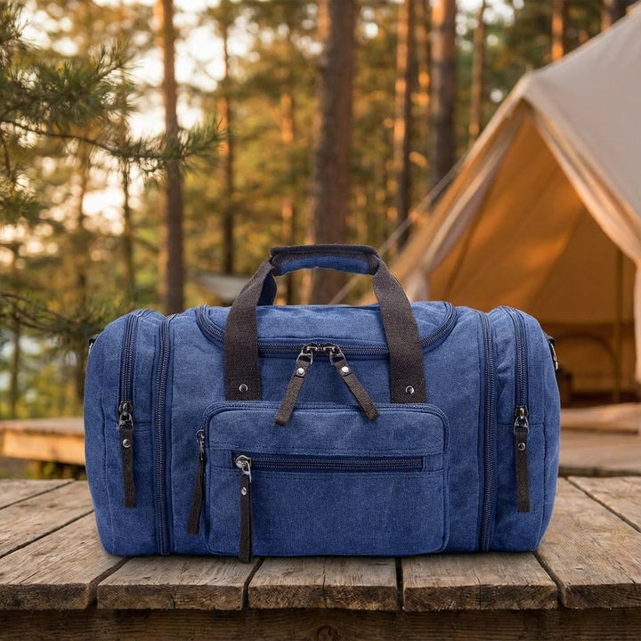 Erweiterbare Canvas-Wochenendtasche - WeekenderPro