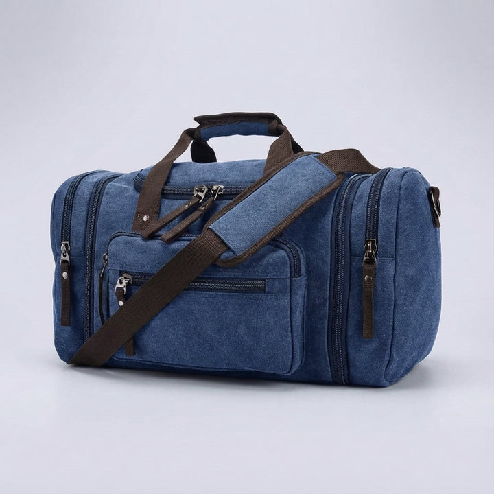 Erweiterbare Canvas-Wochenendtasche - WeekenderPro