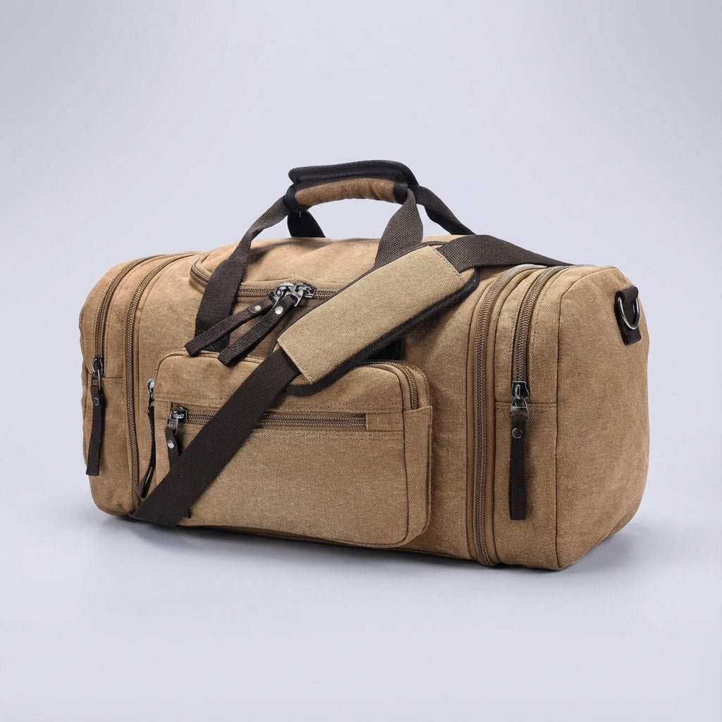 Erweiterbare Canvas-Wochenendtasche - WeekenderPro