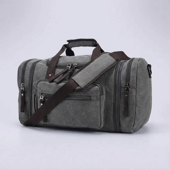 Erweiterbare Canvas-Wochenendtasche - WeekenderPro
