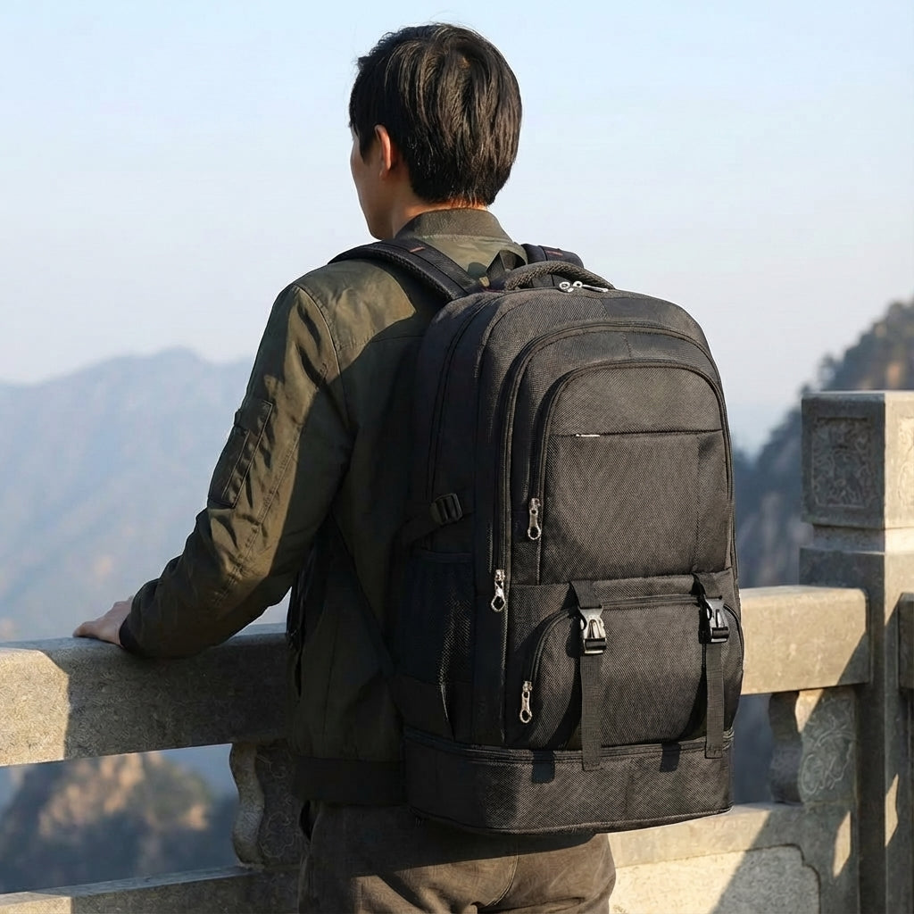 Erweiterbarer Rucksack mit großem Fassungsvermögen - Expedion
