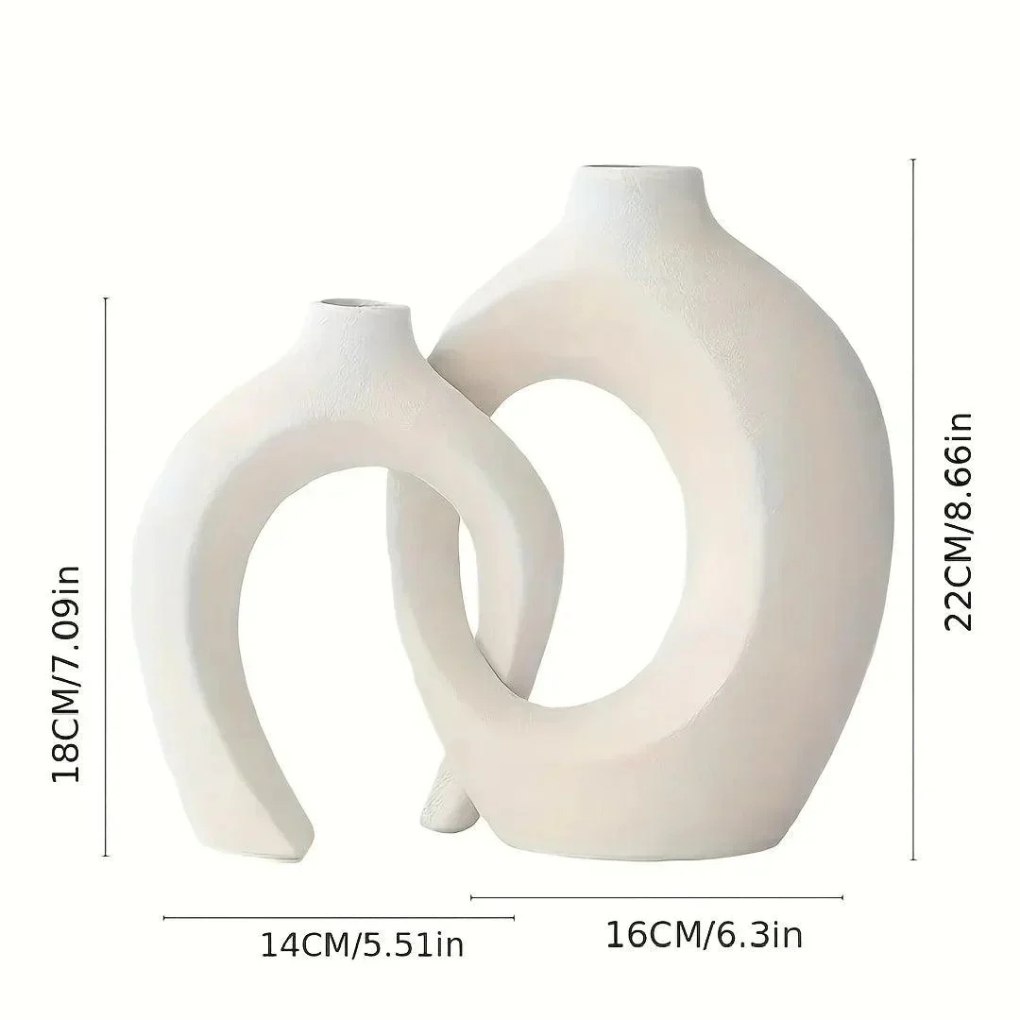 ScandiVase – Minimalistisches Keramikvasen-Set