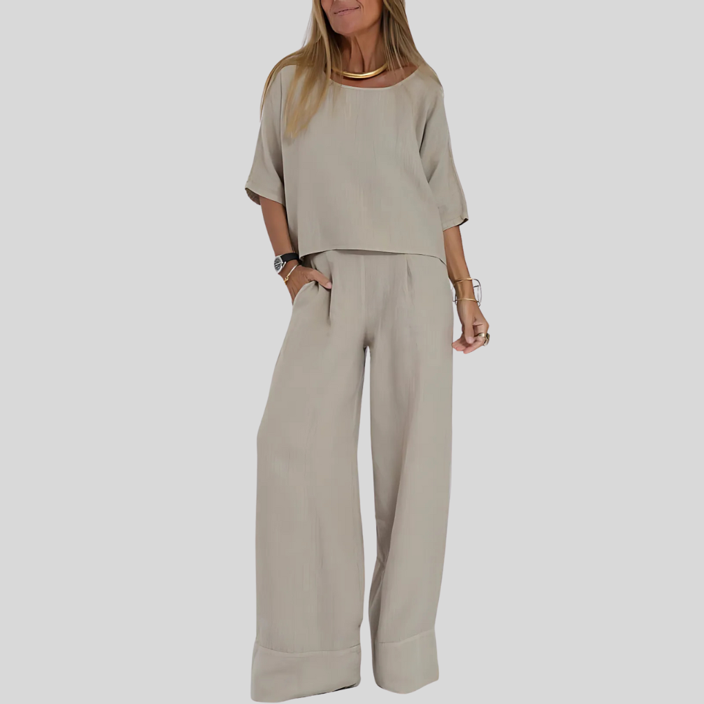Damen Relaxed Fit Zwei-Teile-Set