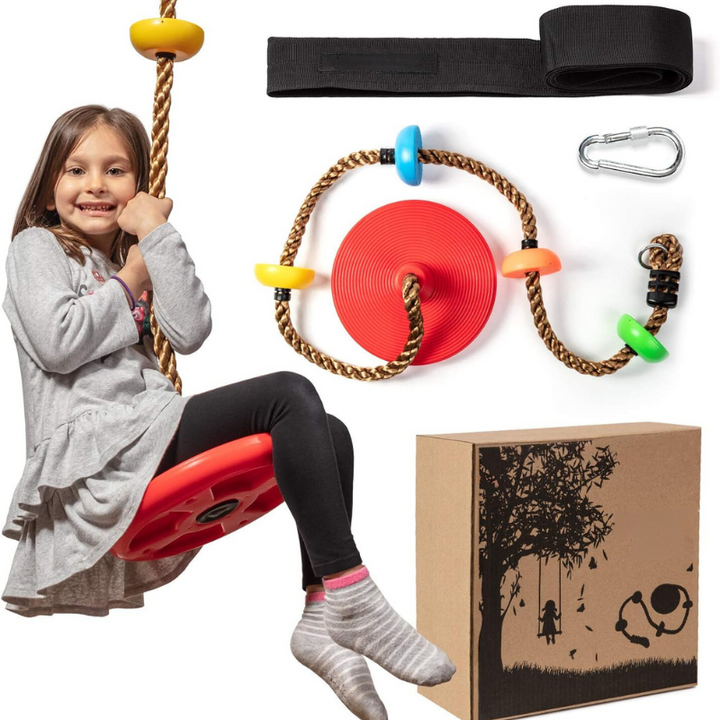 Kletterseil und Gartenschaukel mit Plattform – JungleRope