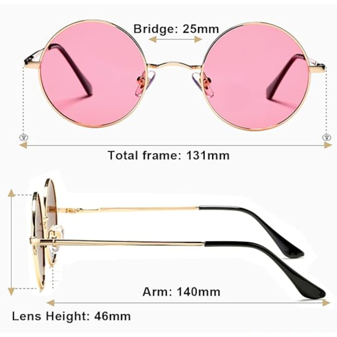 Retro-Sonnenbrille rund, polarisiert - Lennon