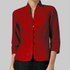 Damen Stehkragenbluse