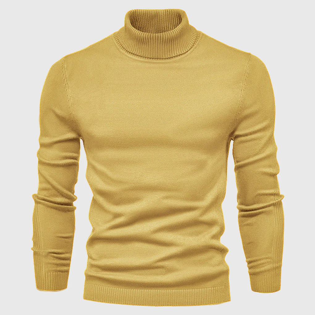 Waschbarer Rollkragenpullover für Herren