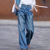 Damen-Weit geschnittene Jeans
